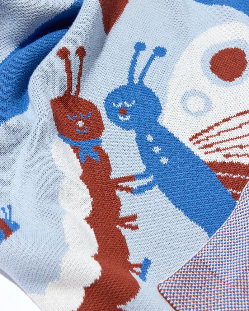 Bugs in Love Throw Blanket-zoom-