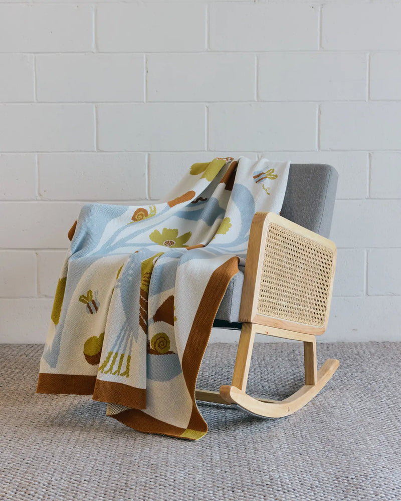 Bugs in Love Throw Blanket-zoom-