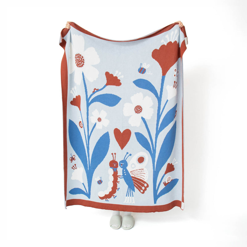 Bugs in Love Throw Blanket-zoom-