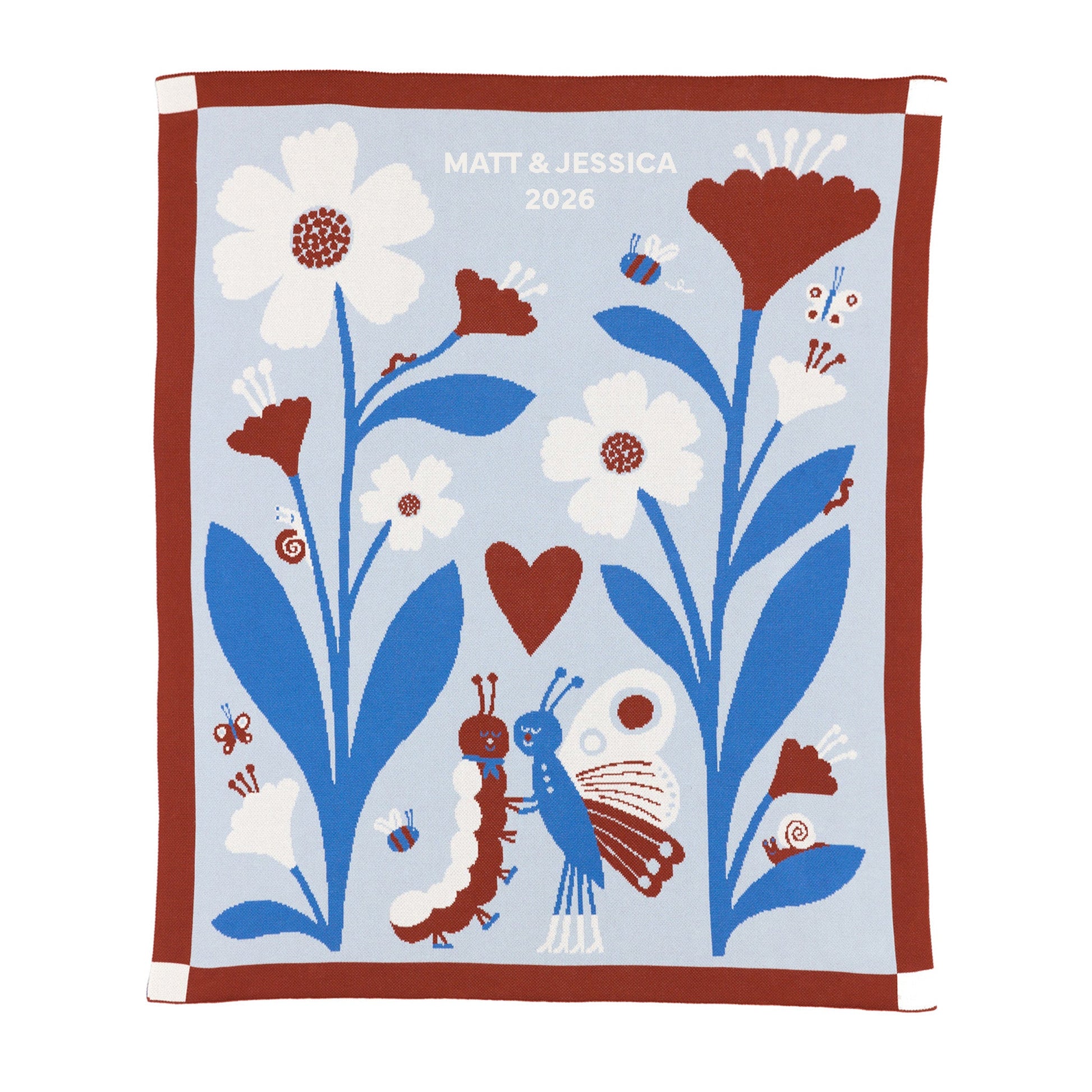 Bugs in Love Throw Blanket-4