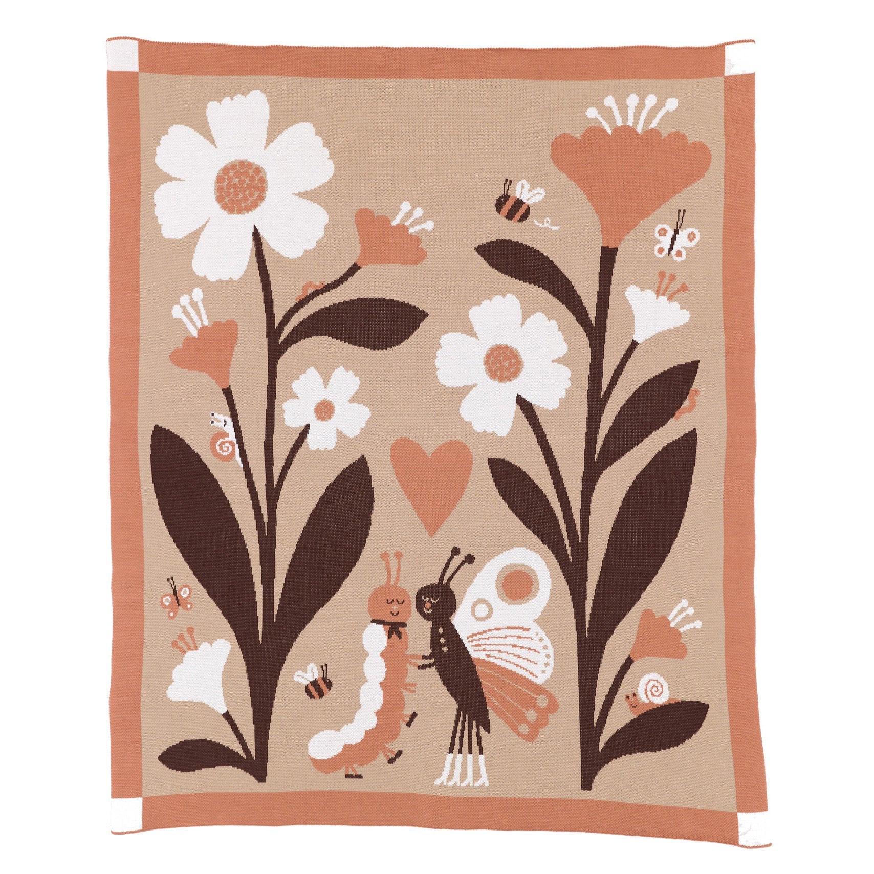 Bugs in Love Throw Blanket-11