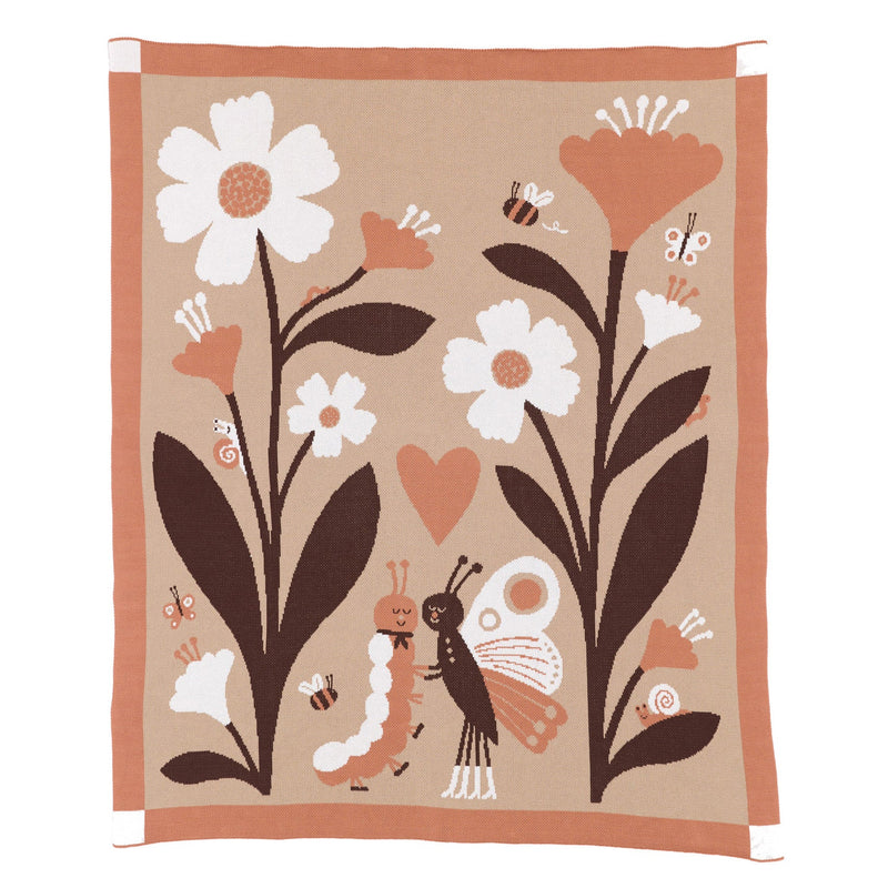 Bugs in Love Throw Blanket-zoom-