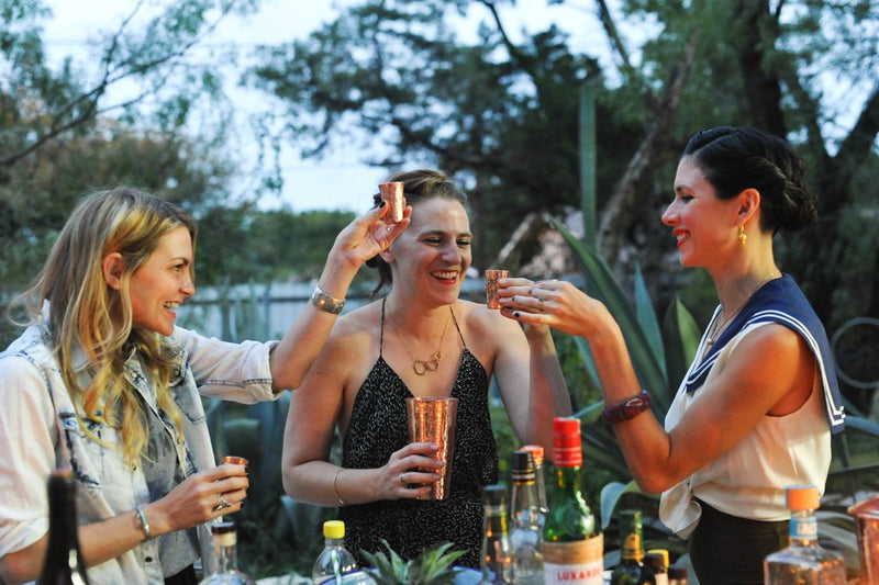 Tequilero Copper Shot Cups-zoom-