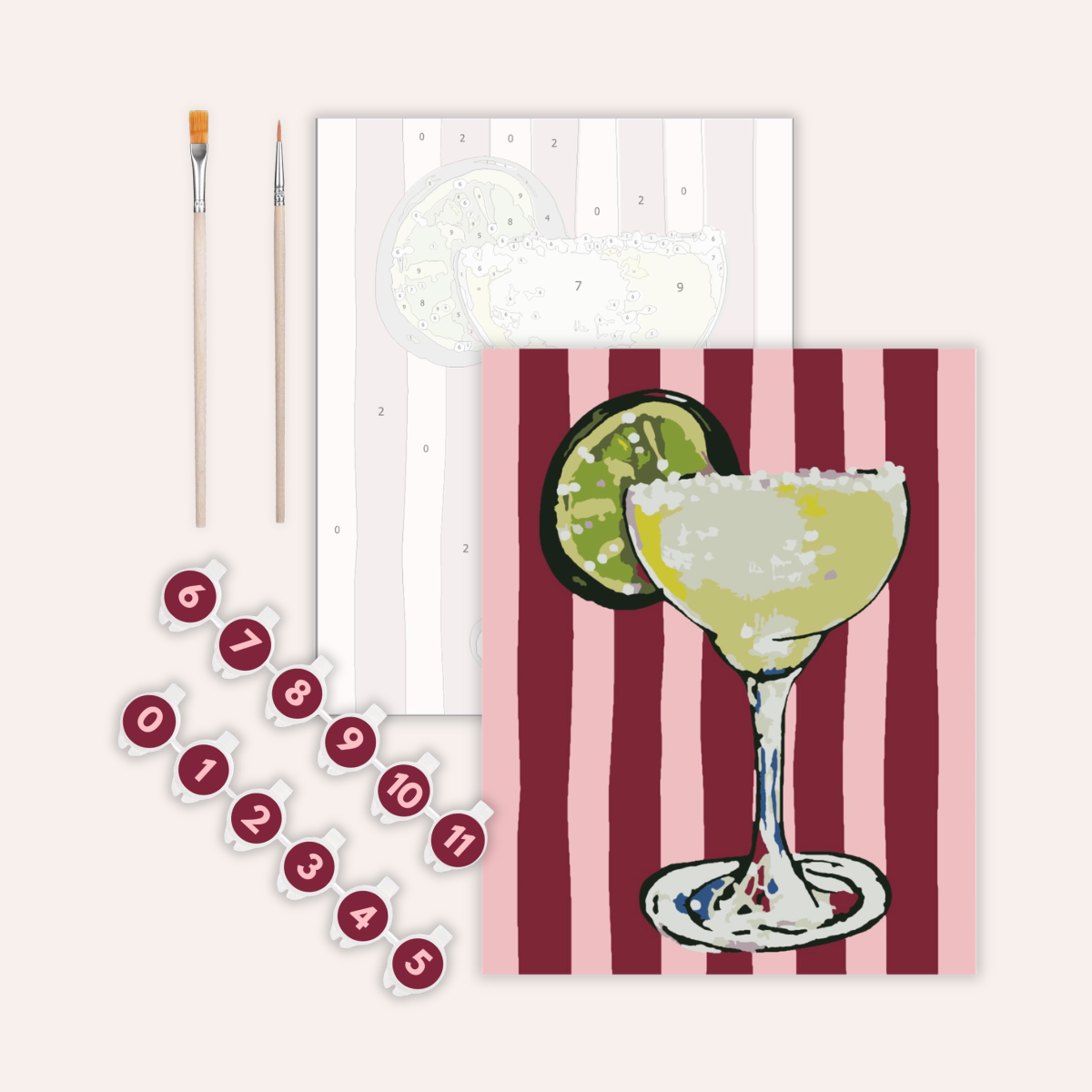 Margarita Paint by Numbers Kit