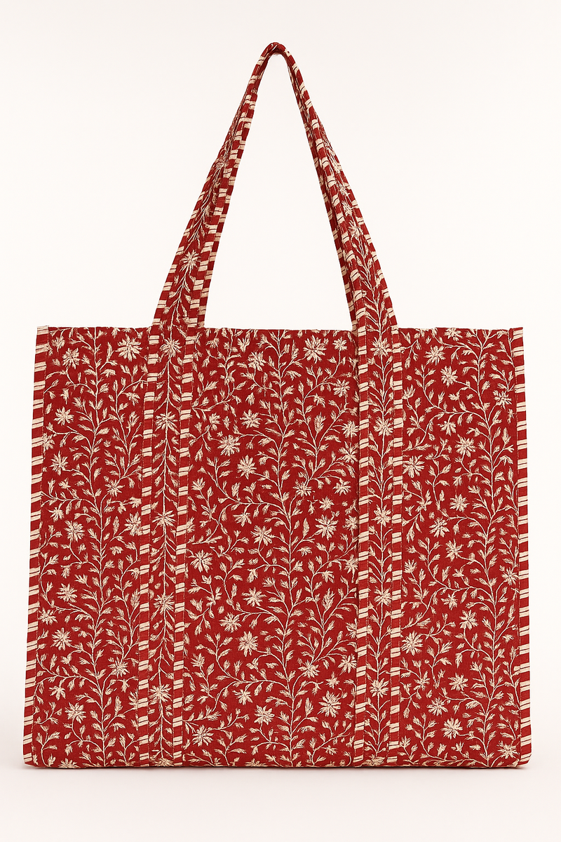 Crimson Bloom Tote-zoom-