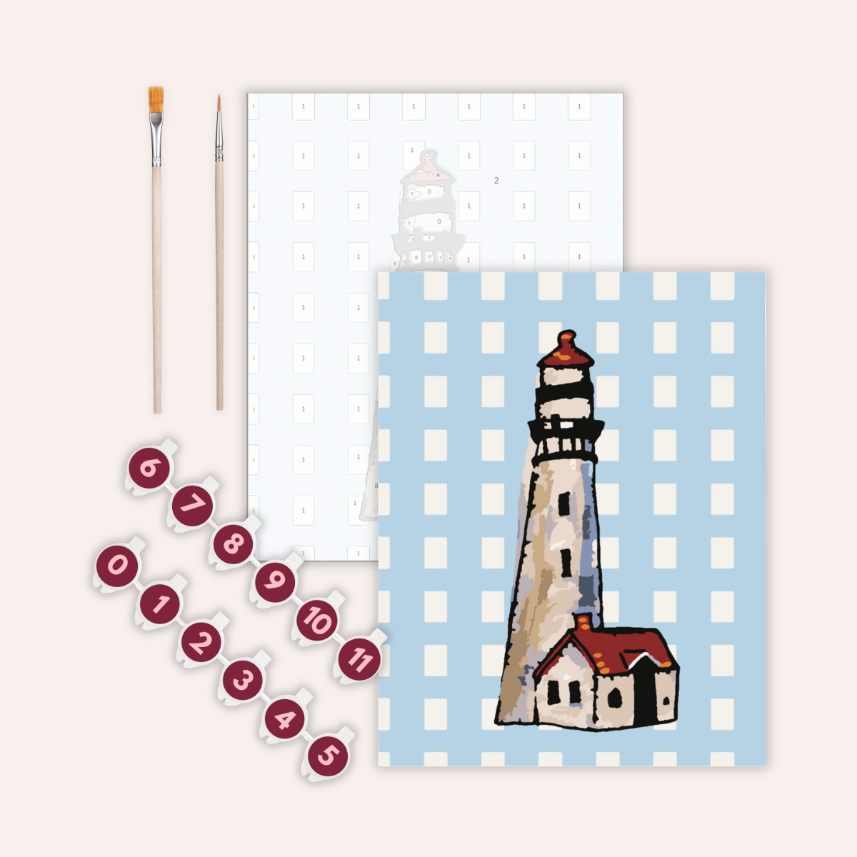 Lighthouse Paint by Numbers Kit