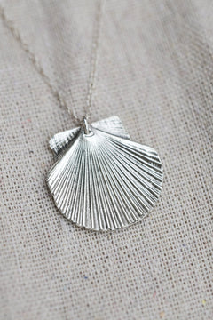 Fan Shell Necklace | Sterling Silver - Aware House