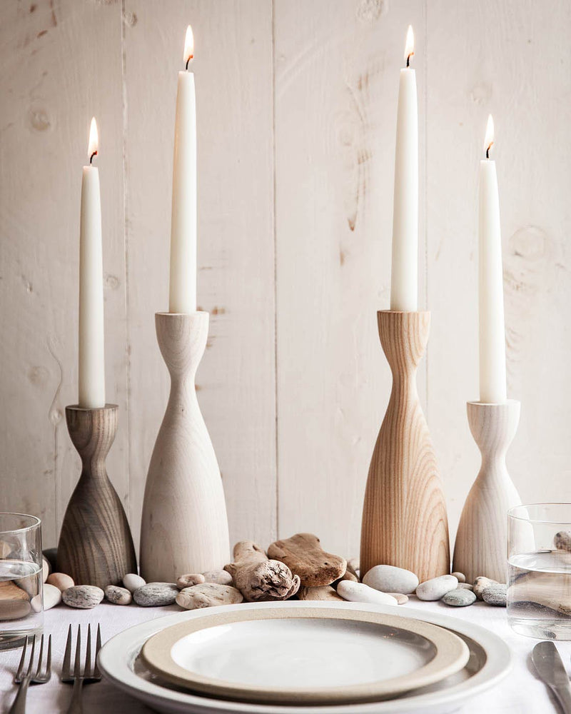 White Taper Candles-zoom-