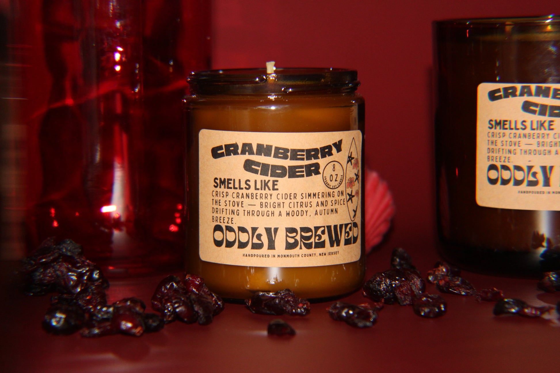 Cranberry Cider Soy Candle-7