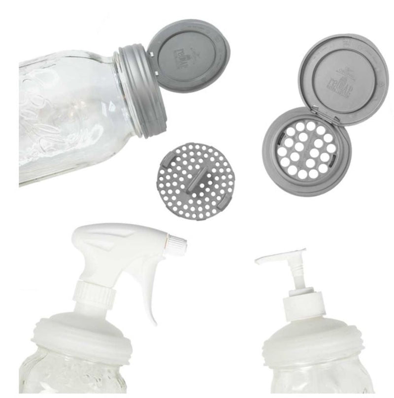 reCAP® Mason Jar Lids 6-Piece Cleaning Kit-zoom-