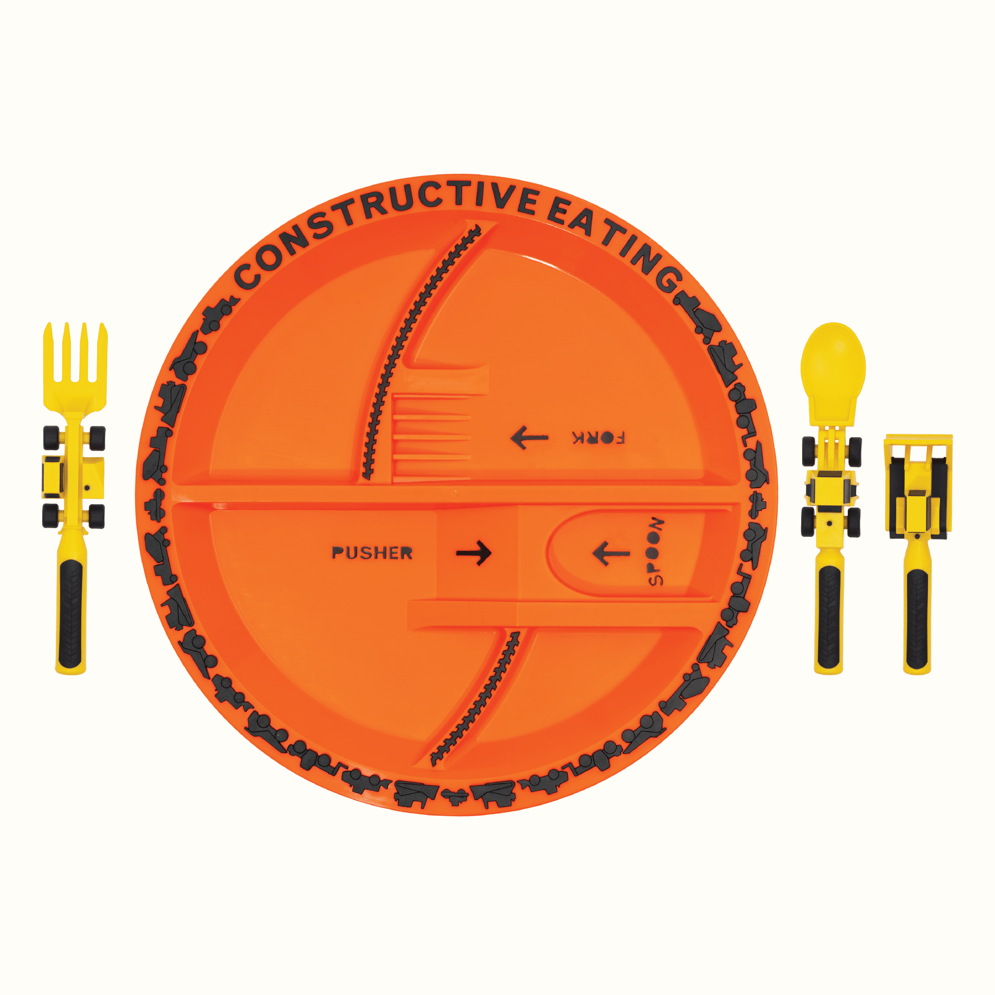 Utensil & Plate Combo - Aware House - Constructive Eating -
