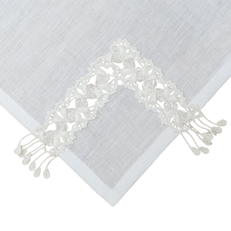 Hand Crochet Napkins 18" x 18" | Set of 4-zoom-