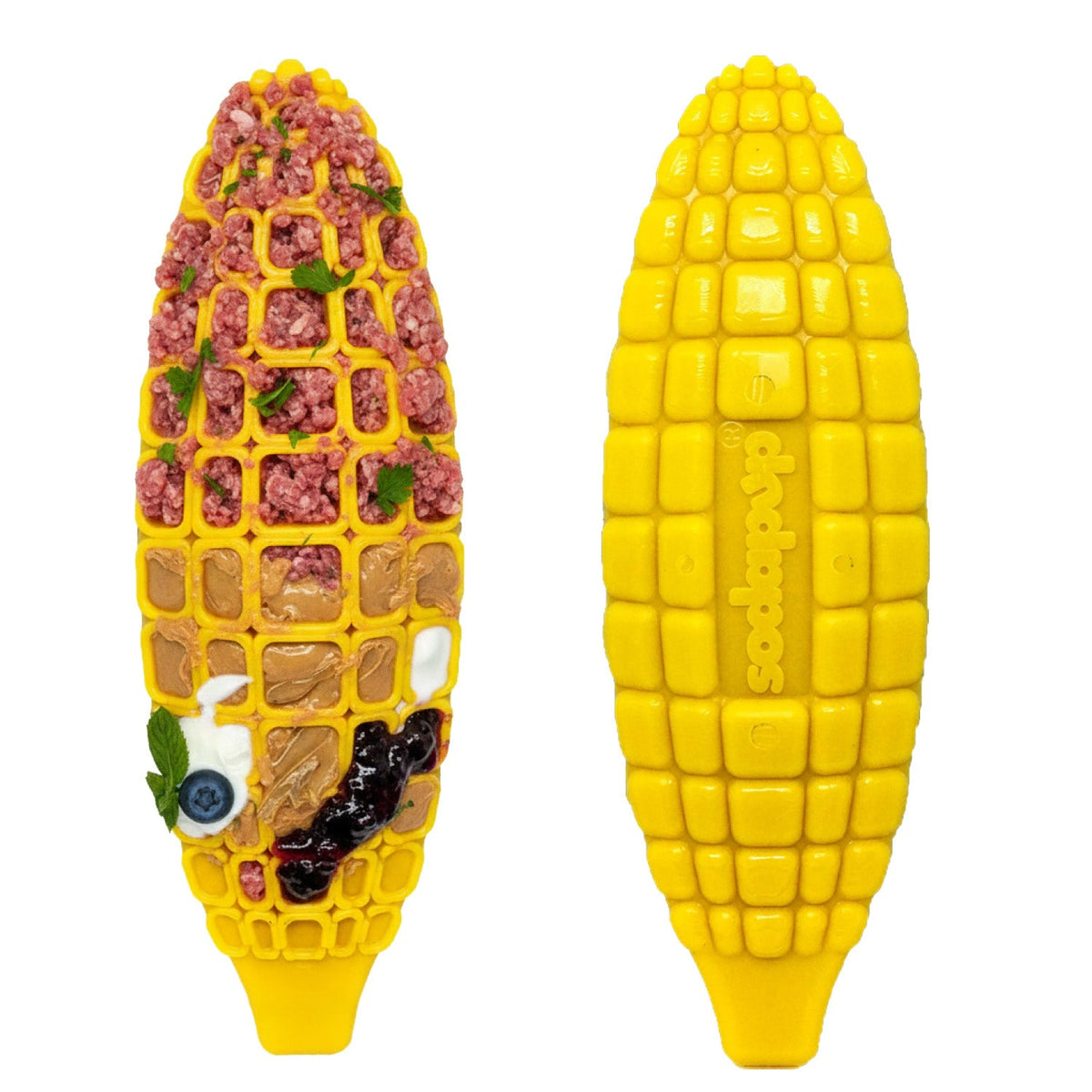 Corn on the Cob Nylon Dog Toy for Aggressive Chewers | USA Made | SodaPup-zoom-1