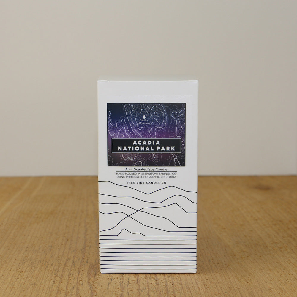 Acadia National Park Candle | 3D Cadillac Mountain Soy Candle-4
