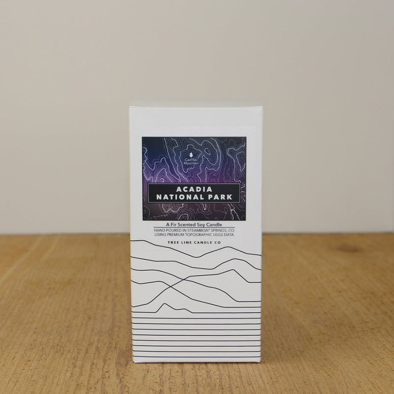 Acadia National Park Candle | 3D Cadillac Mountain Soy Candle-zoom-
