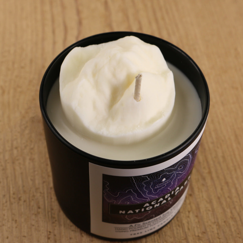 Acadia National Park Candle | 3D Cadillac Mountain Soy Candle