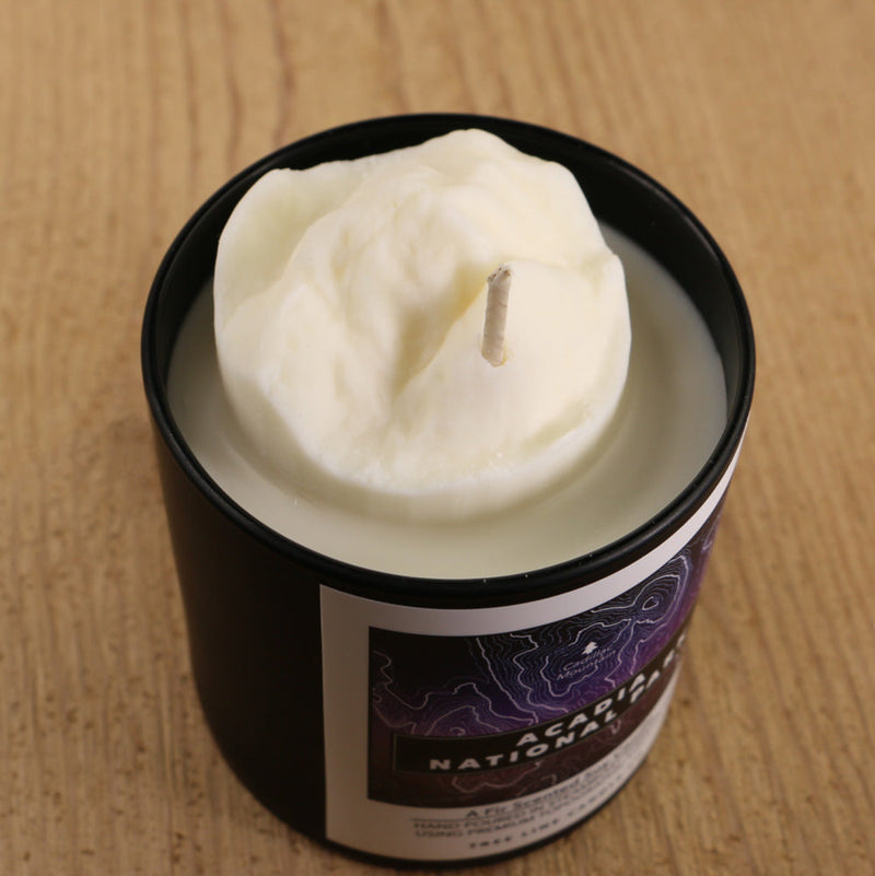 Acadia National Park Candle | 3D Cadillac Mountain Soy Candle-zoom-