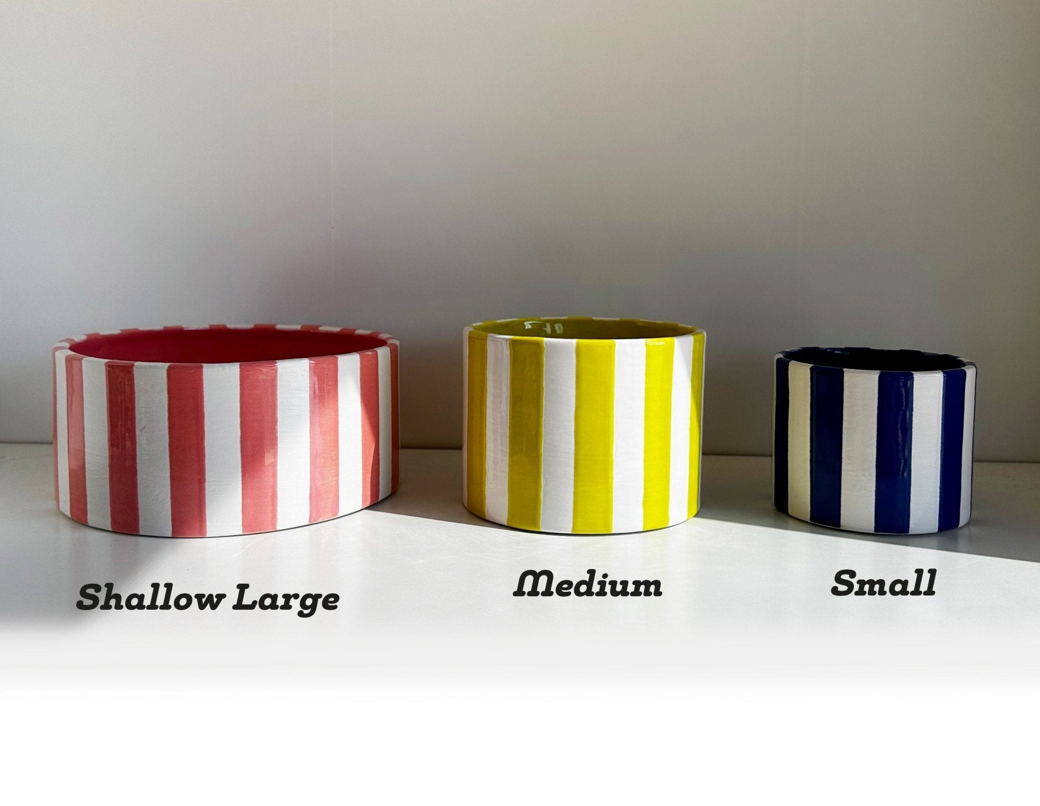 Big Top Stripes Candle & Vase - Aware House