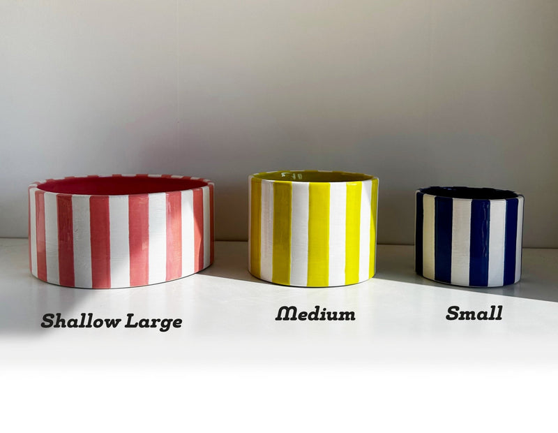 Big Top Stripes Candle & Vase-zoom-