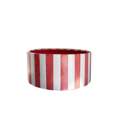 Big Top Stripes Candle & Vase - Aware House