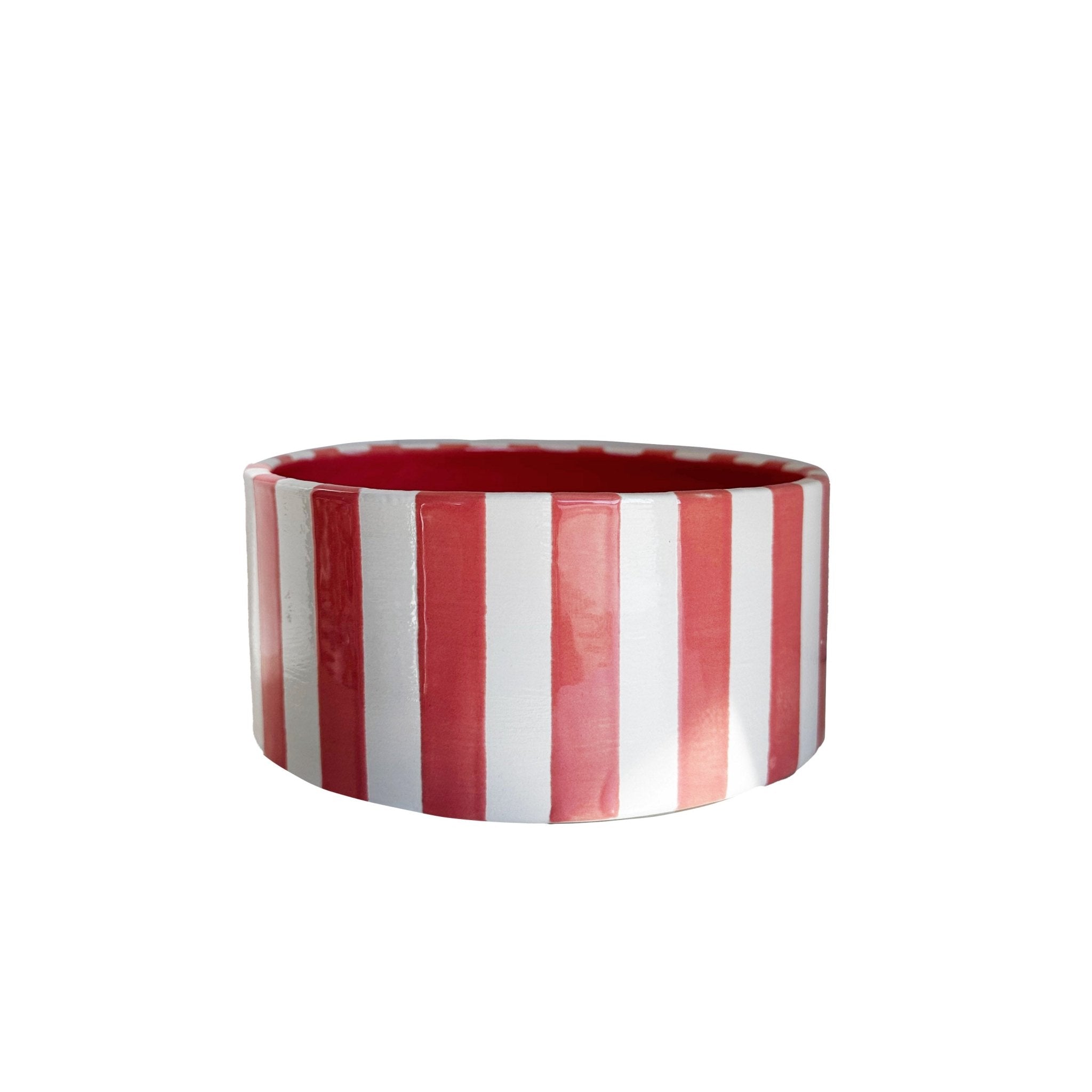 Big Top Stripes Candle & Vase - Aware House