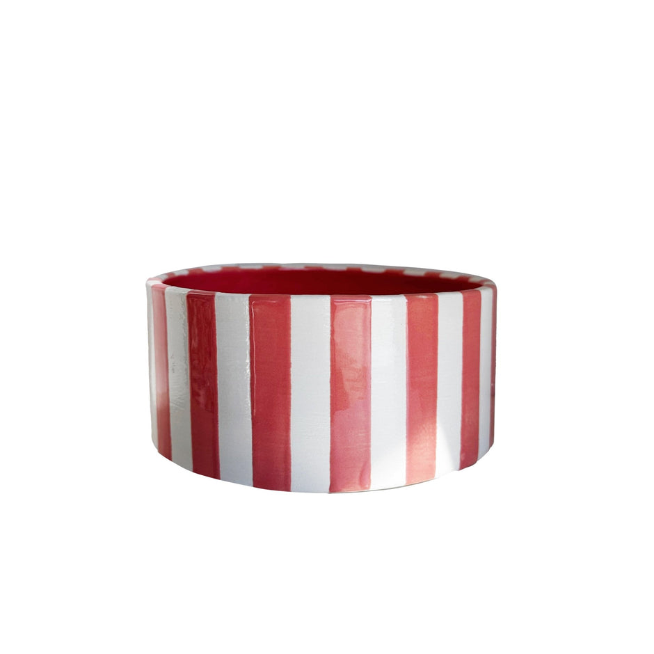 Big Top Stripes Candle & Vase - Aware House