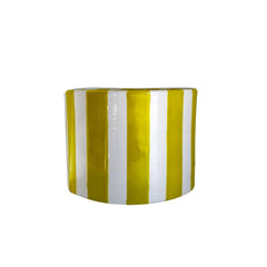 Big Top Stripes Candle & Vase - Aware House