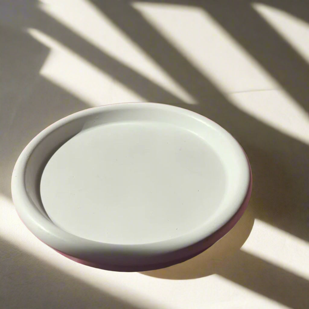 Porcelain Concrete Candle Dish