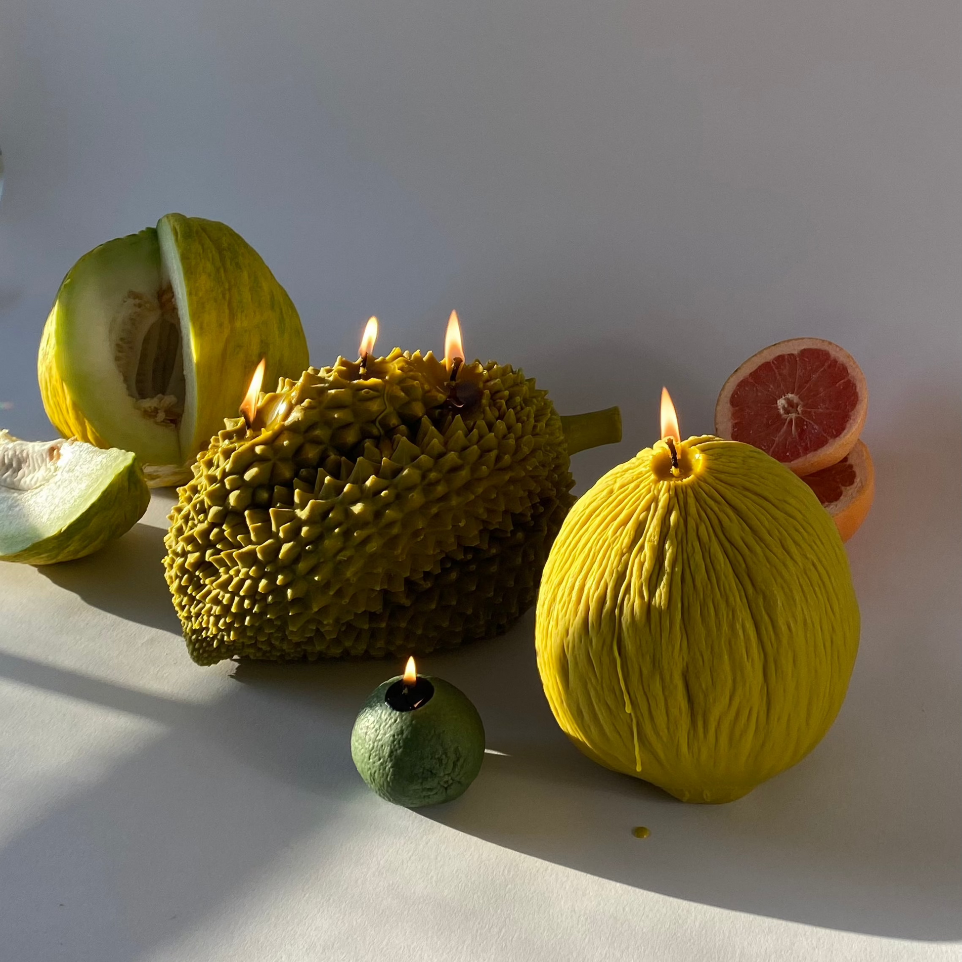 Casaba Melon Candle-10