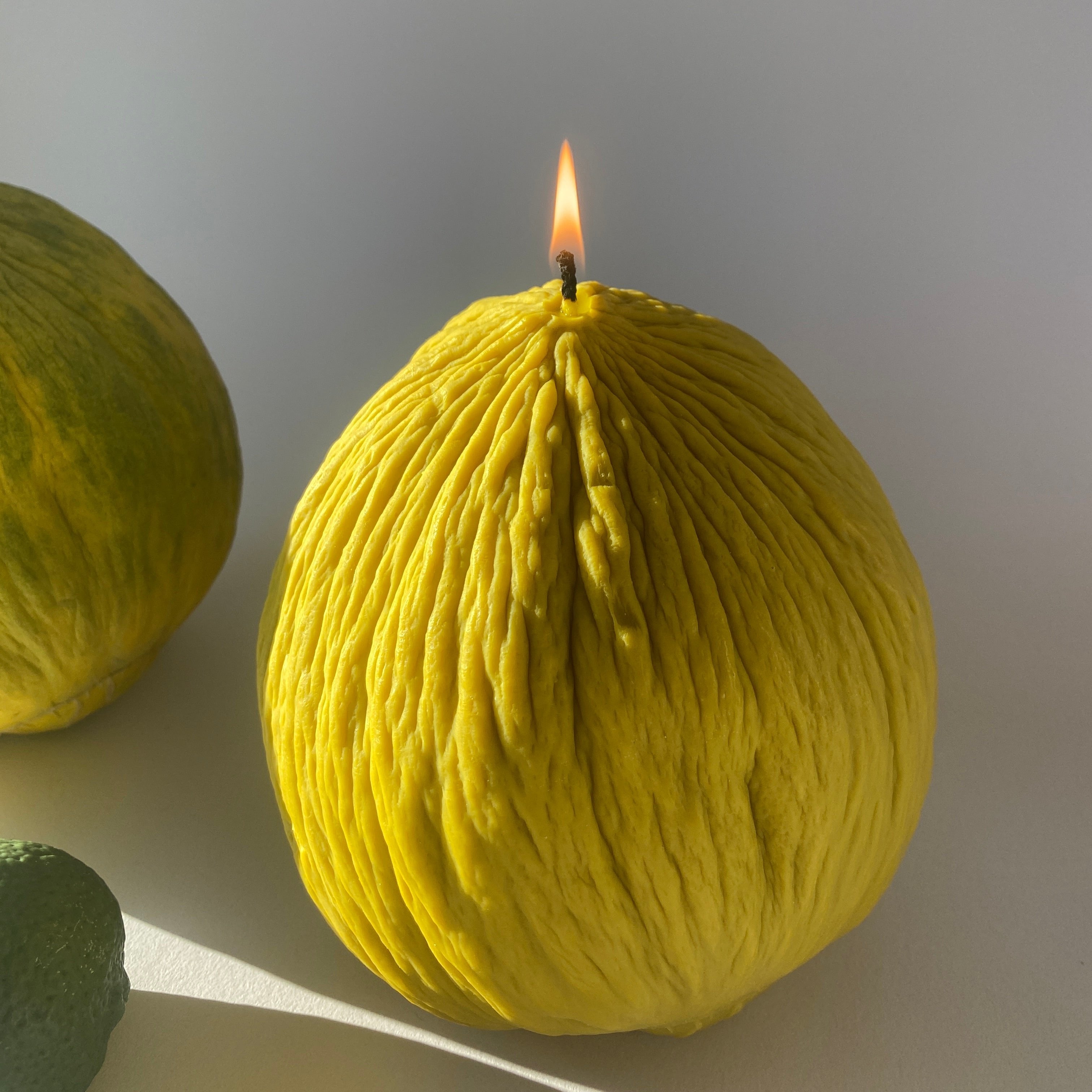 Casaba Melon Candle-zoom-3