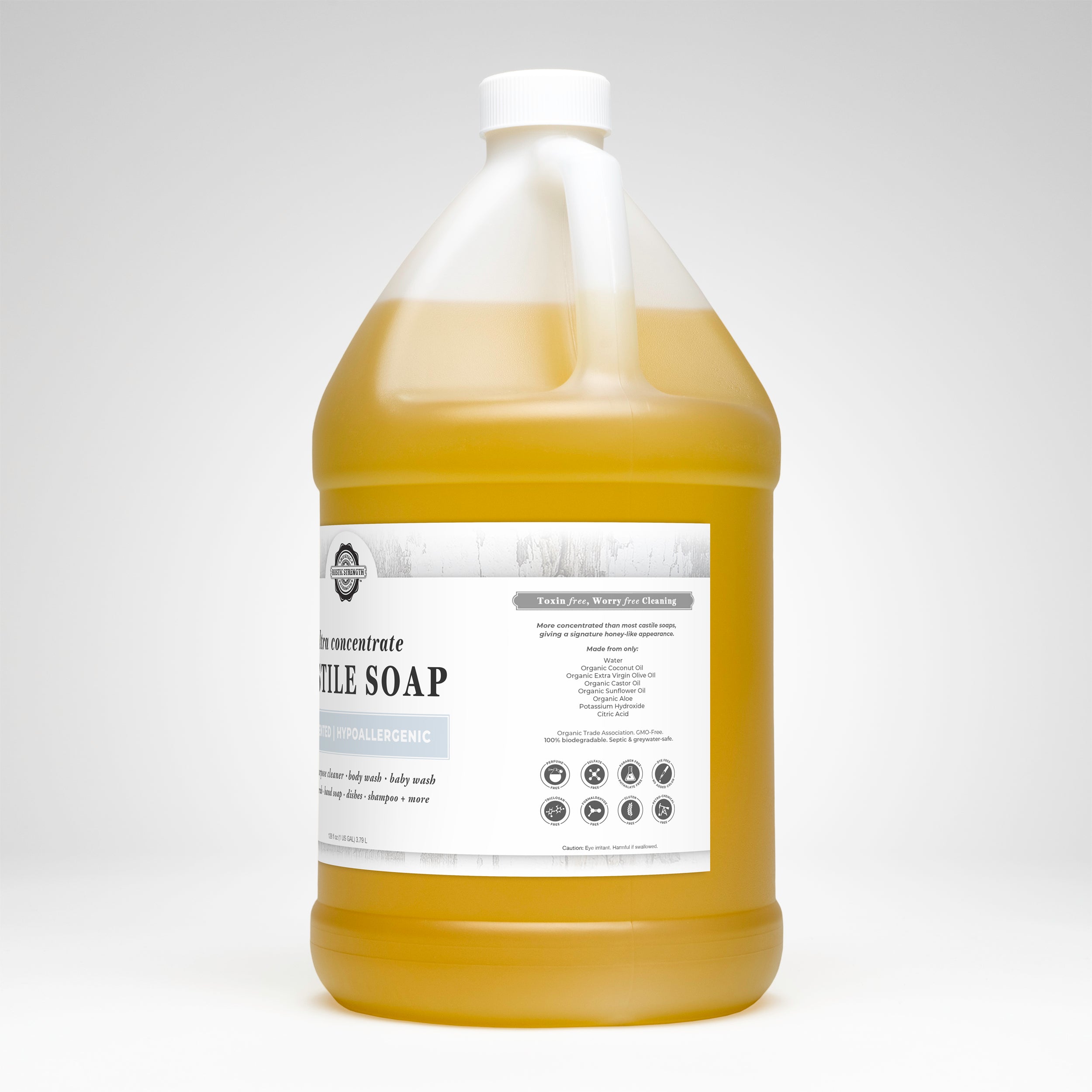 Castile Soap - Ultra Concentrate | Unscented-zoom-11