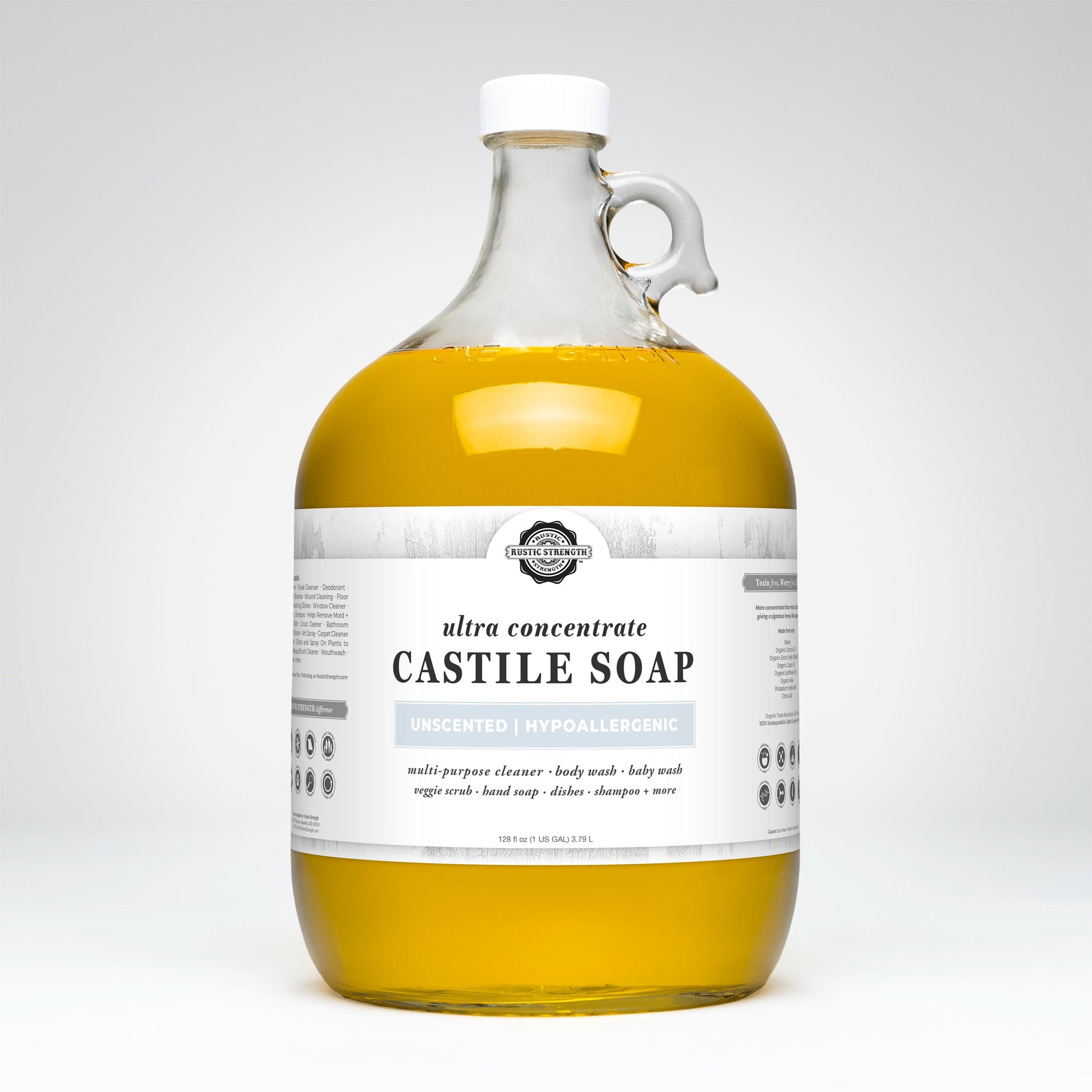 Castile Soap - Ultra Concentrate | Unscented-12