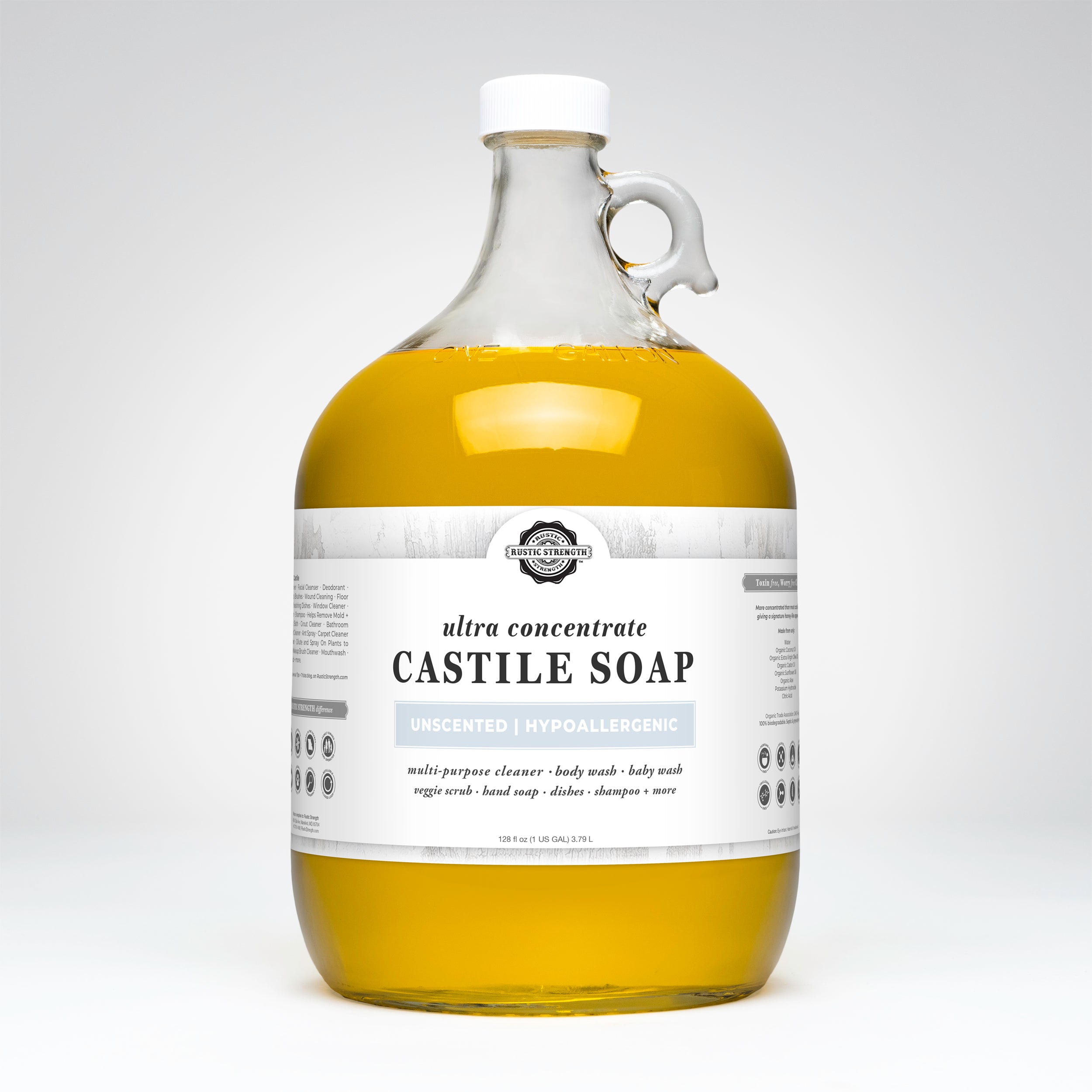 Castile Soap - Ultra Concentrate | Unscented-zoom-12
