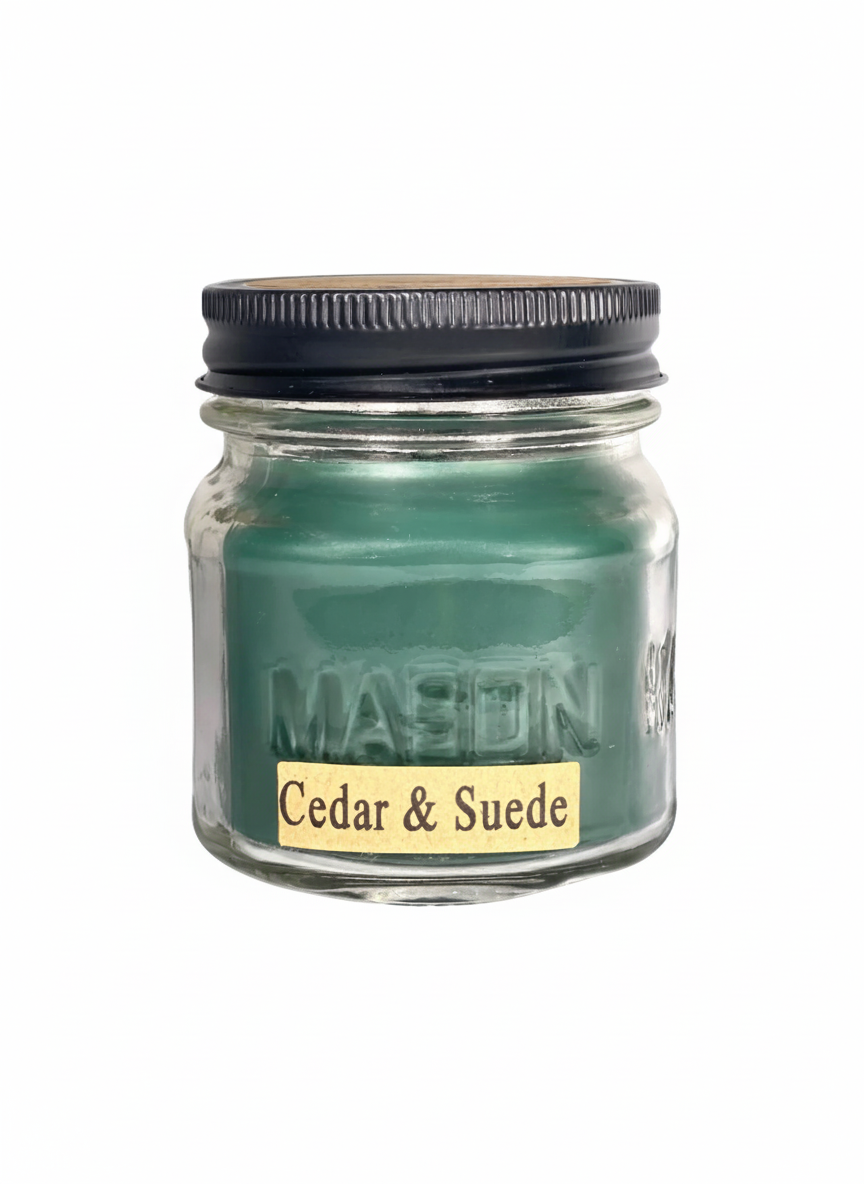 Cedar & Suede Candle | Half Pint