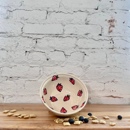 Cereal Bowl | Cow & Strawberry