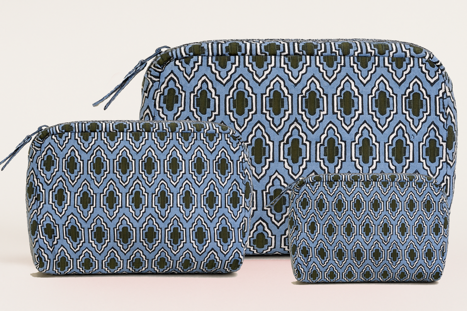 Blue Haze Cosmetic Bag