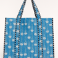 Blue & White Blooms Tote
