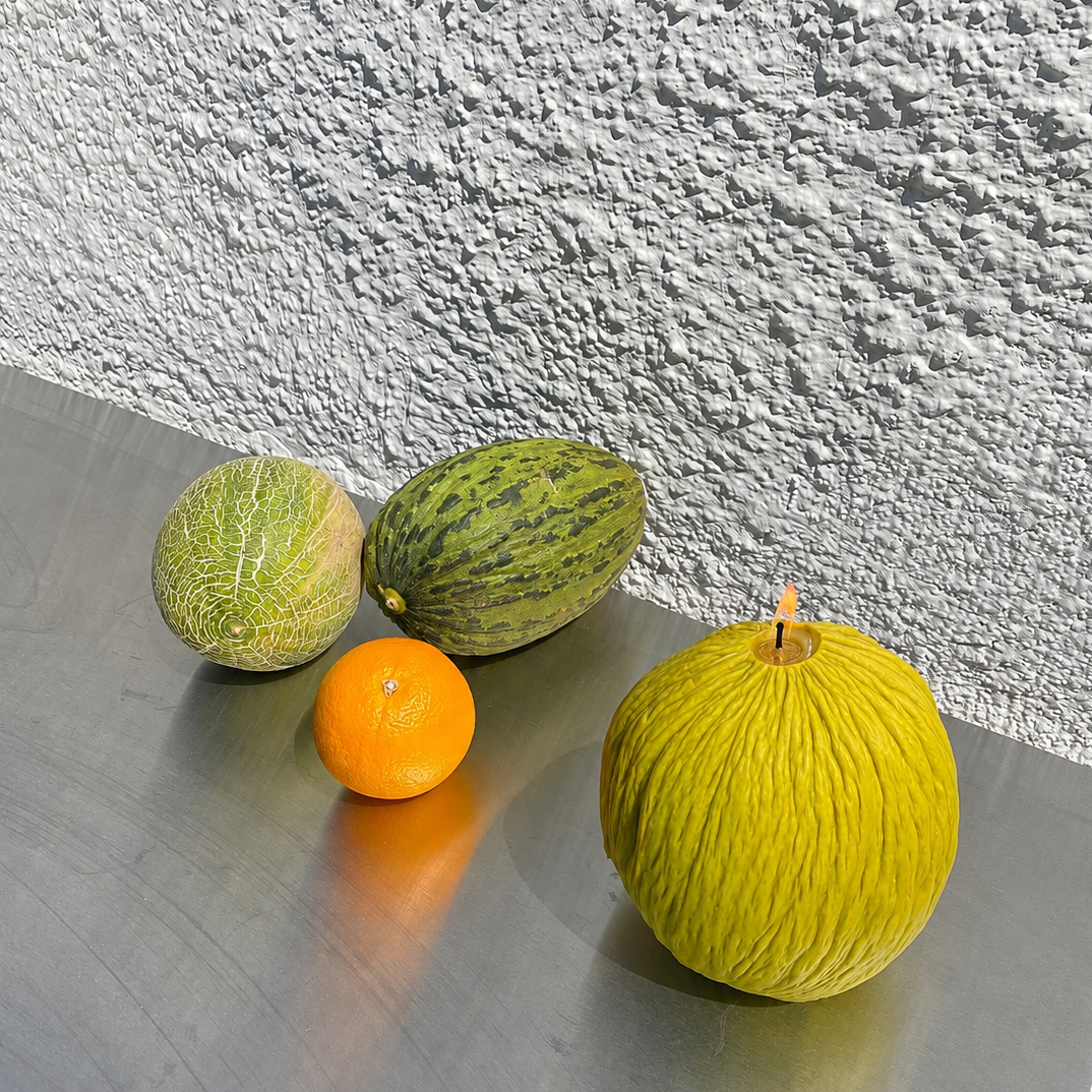 Casaba Melon Candle-zoom-2