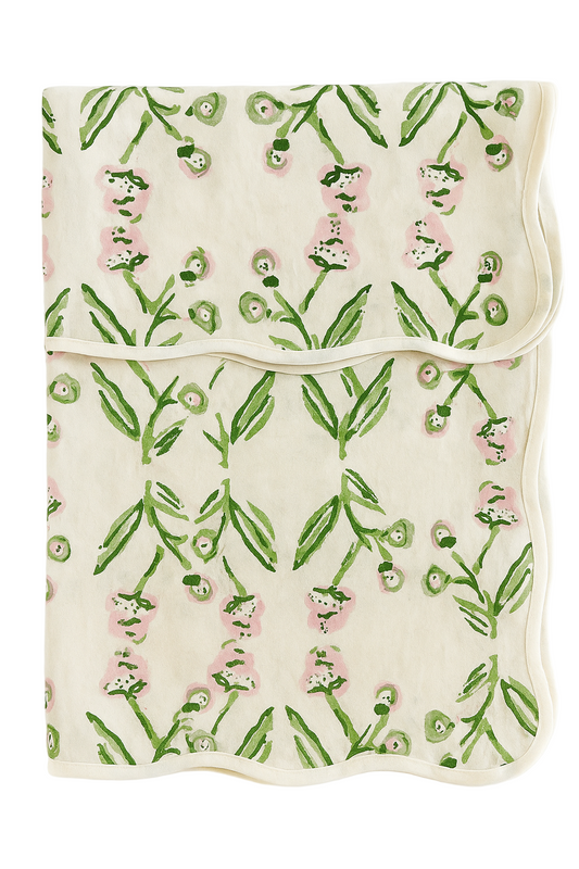 Antonia Pink & Green Tablecloth