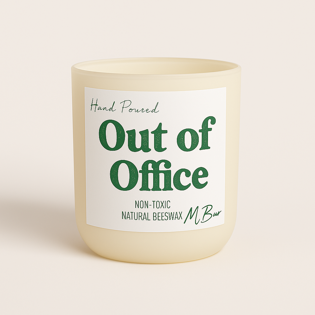 Out of Office Beeswax Candle-zoom-7