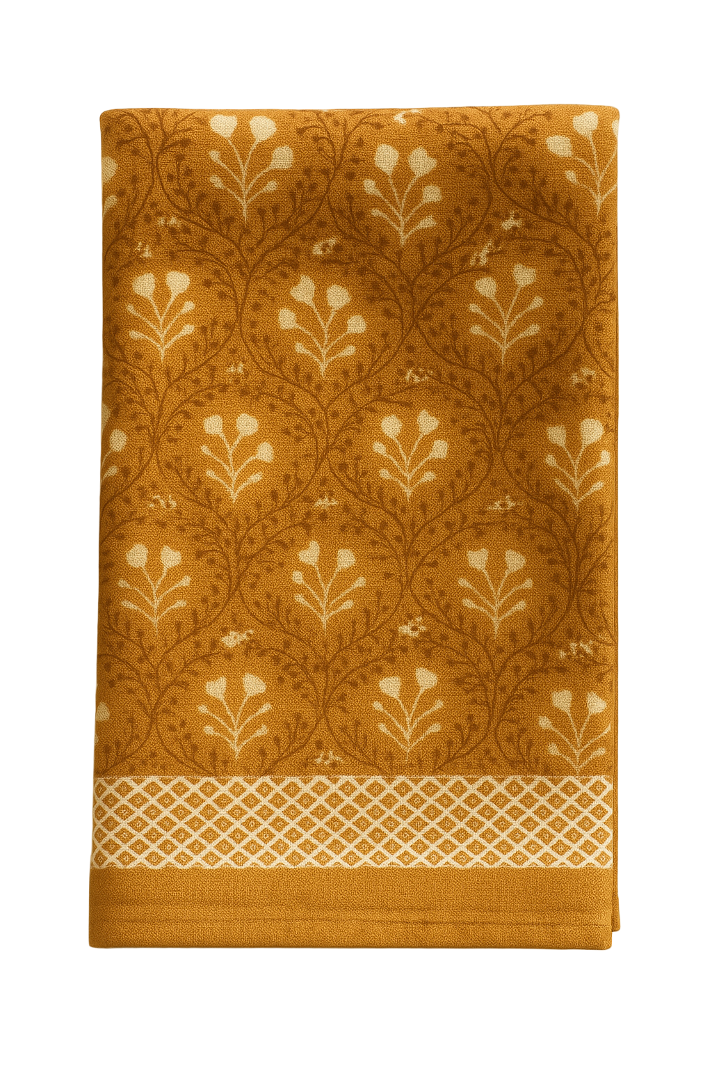 Laurel Tablecloth in Goldenrod-zoom-1
