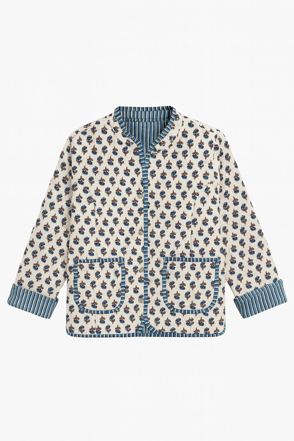 The Charlotte Jacket in Posy Cream-zoom-1