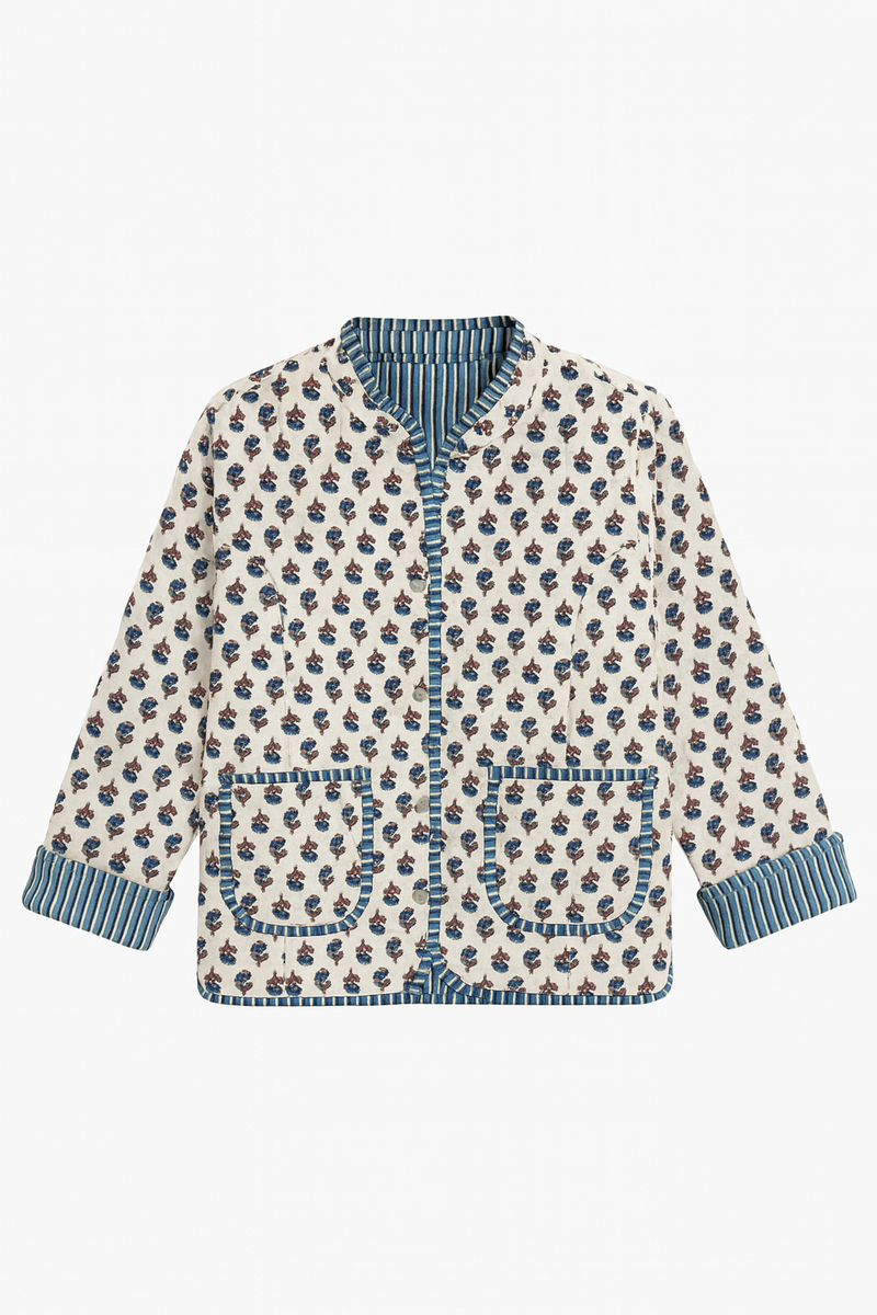 The Charlotte Jacket in Posy Cream-zoom-