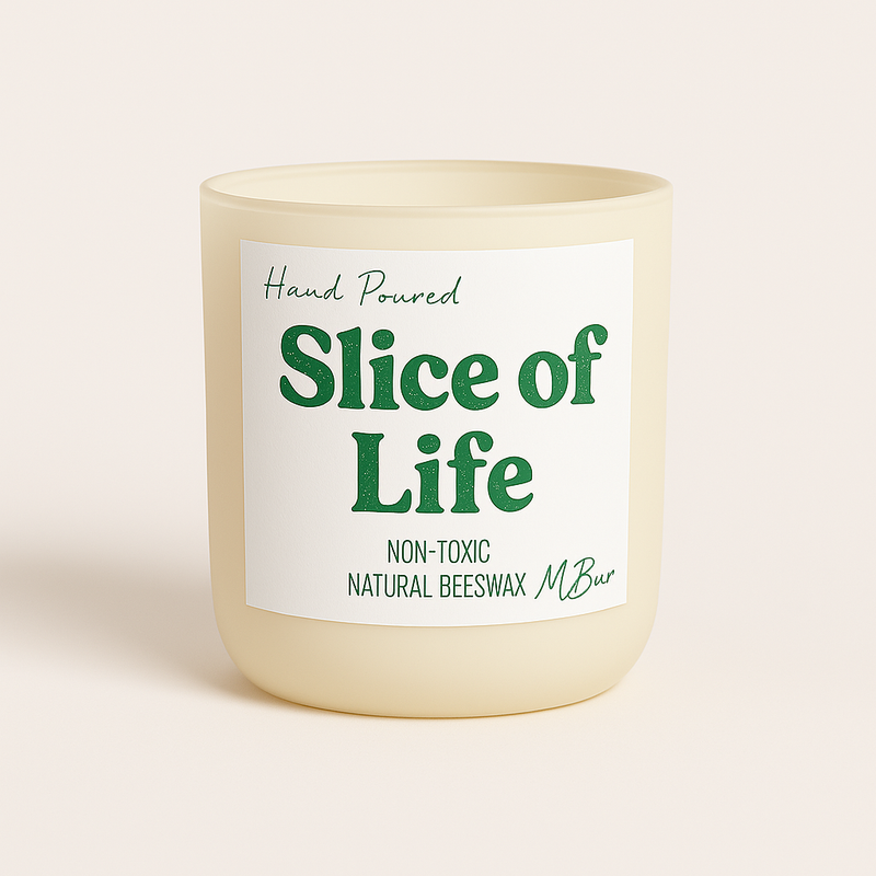 Slice of Life Beeswax Candle-zoom-