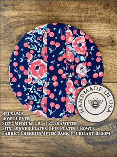 Medium Reusable Cotton Bowl & Banneton Cover | Eco-Friendly Kitchen Cover - Aware House - Five Oaks Farm -