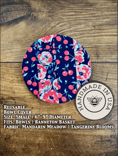Small Reusable Cotton Bowl & Banneton Cover | Eco - Friendly Kitchen Cover - Aware House - Five Oaks Farm - 
