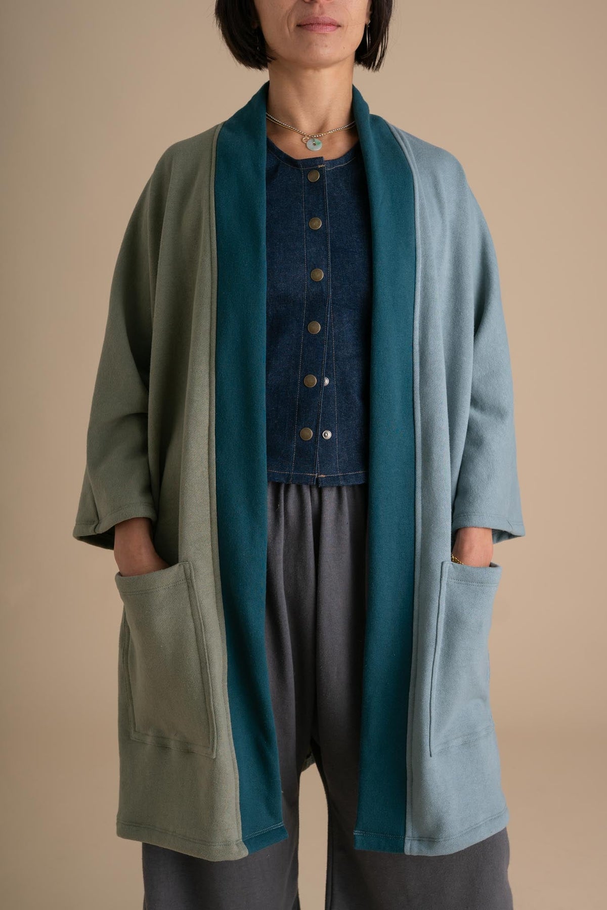 Timberline Cardigan in Lakeside-1