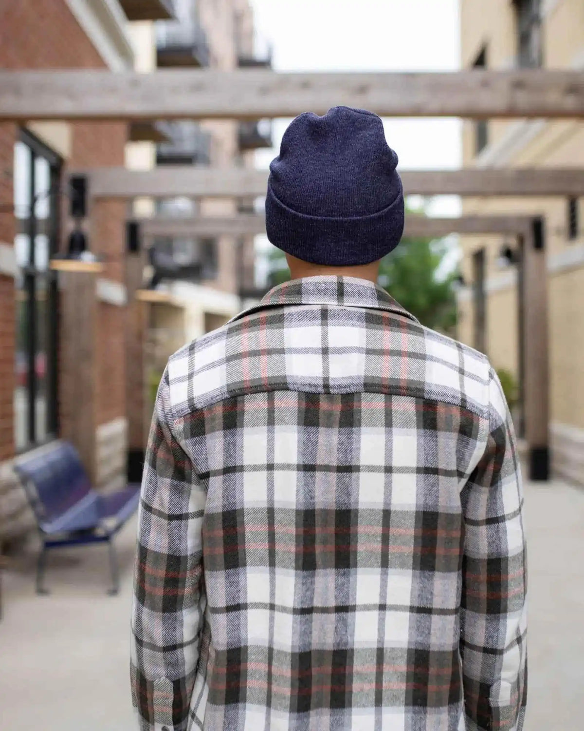 Classic Silent Cuffed Beanie, Denim Blue - Aware House - HAAKWEAR USA -
