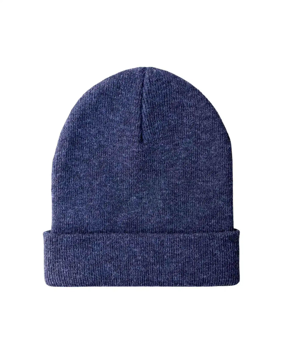 Classic Silent Cuffed Beanie, Denim Blue - Aware House - HAAKWEAR USA -