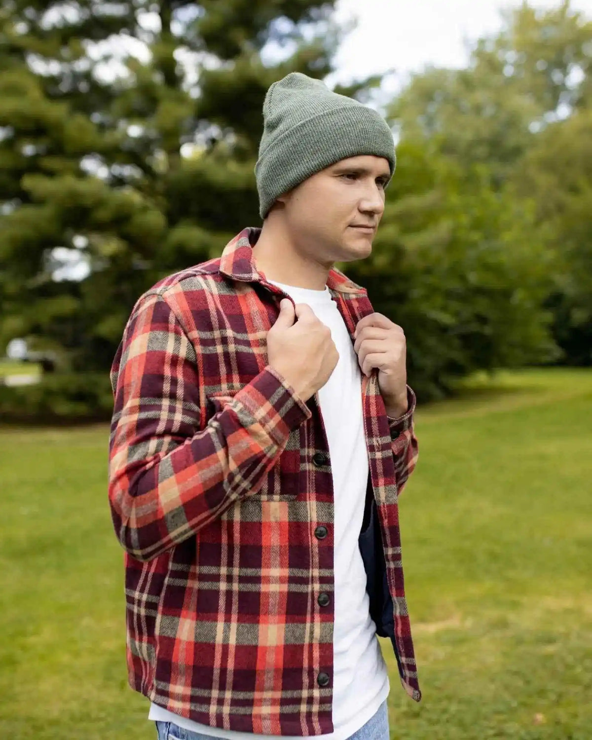 Classic Silent Cuffed Beanie, Forest Green - Aware House - HAAKWEAR USA -